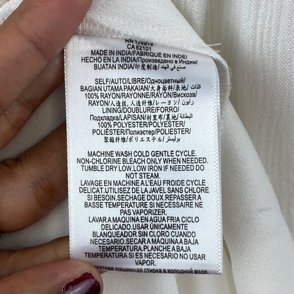 New BCBGeneration Women's Crochet Strap Open Back Short Sundress size M - Picture 13 of 14